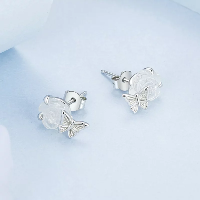 (imagen para) PANDORA Estilo Cristal Rosa - BSE978 - Ver 4