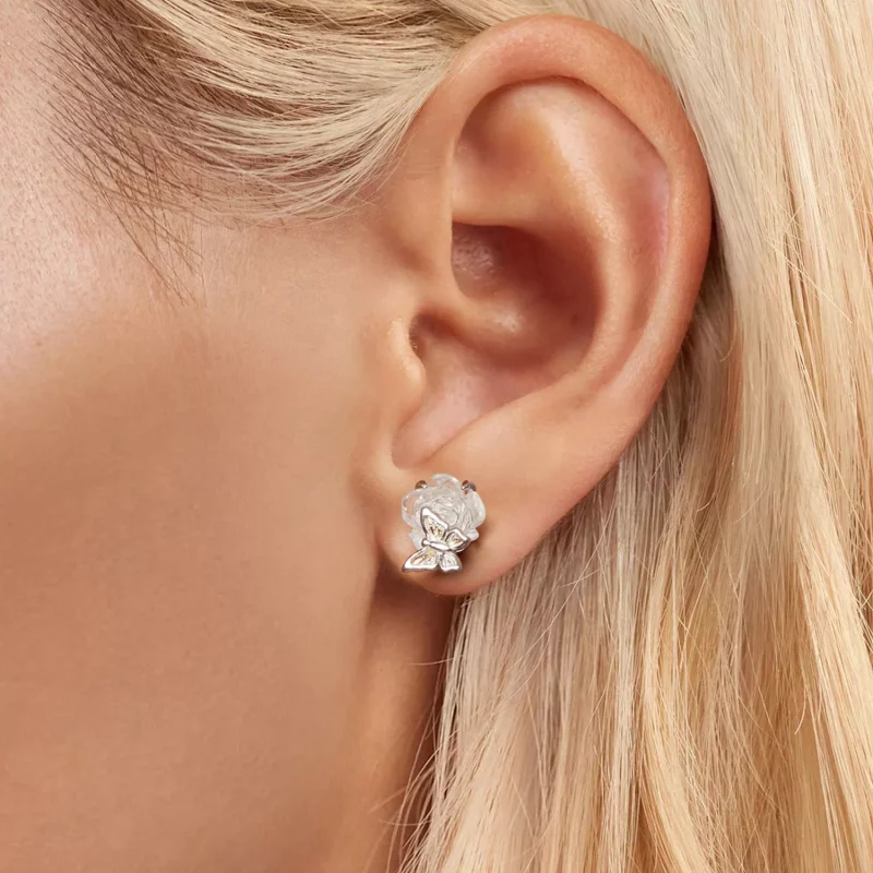 (imagen para) PANDORA Estilo Cristal Rosa - BSE978 - Ver 6