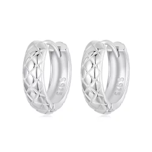 (imagen para) Pendientes con diseño de diamantes estilo PANDORA - BSE983