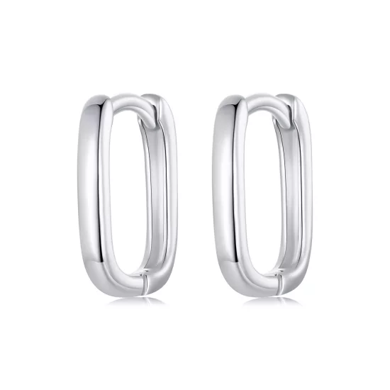 (imagen para) Pendientes cuadrados estilo PANDORA - SCE1735