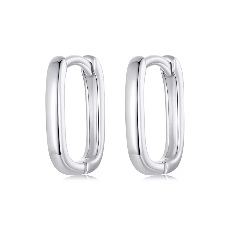 (imagen para) Pendientes cuadrados estilo PANDORA - SCE1735