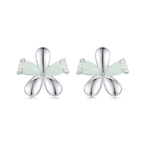 Pendientes de flores luminosas estilo PANDORA - SCE1714 (imagen para) Pendientes de flores luminosas estilo PANDORA - SCE1714