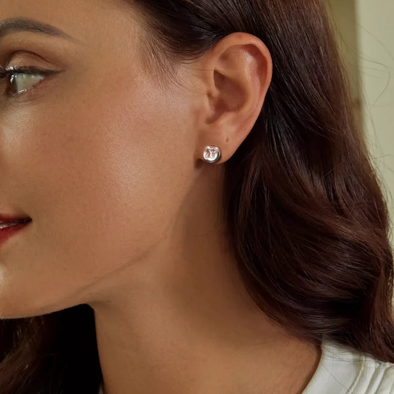 (imagen para) Pendientes de mariposa estilo PANDORA - SCE1730 - Ver 8