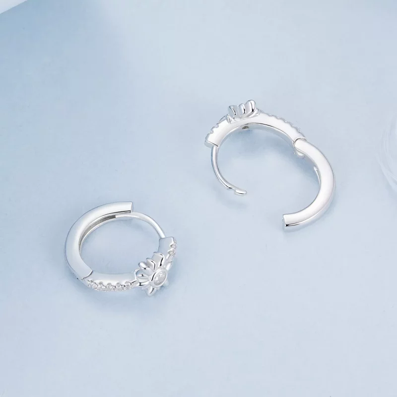 (imagen para) Pendientes de sol estilo PANDORA - BSE1001 - Ver 4