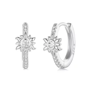 (imagen para) Pendientes de sol estilo PANDORA - BSE1001