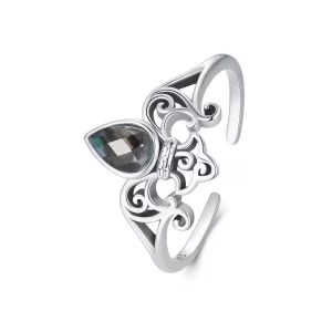 Anillo abierto estilo vintage Iris de PANDORA - SCR1016-E (imagen para) Anillo abierto estilo vintage Iris de PANDORA - SCR1016-E