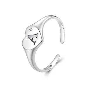 (imagen para) Anillo con el alfabeto estilo PANDORA - SCR1032-E