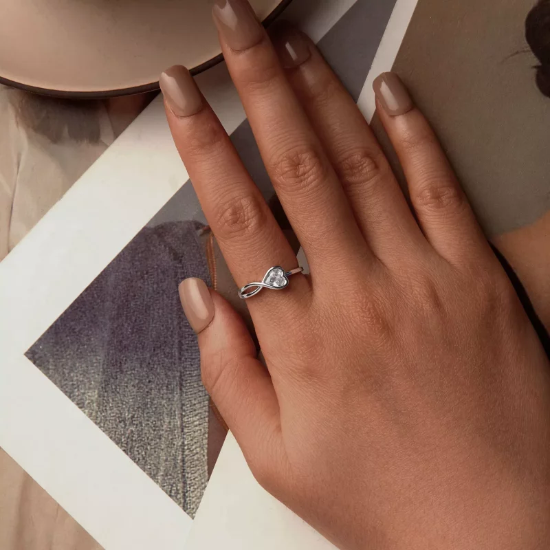 (imagen para) Anillo de amor infinito estilo PANDORA - BSR550 - Ver 4