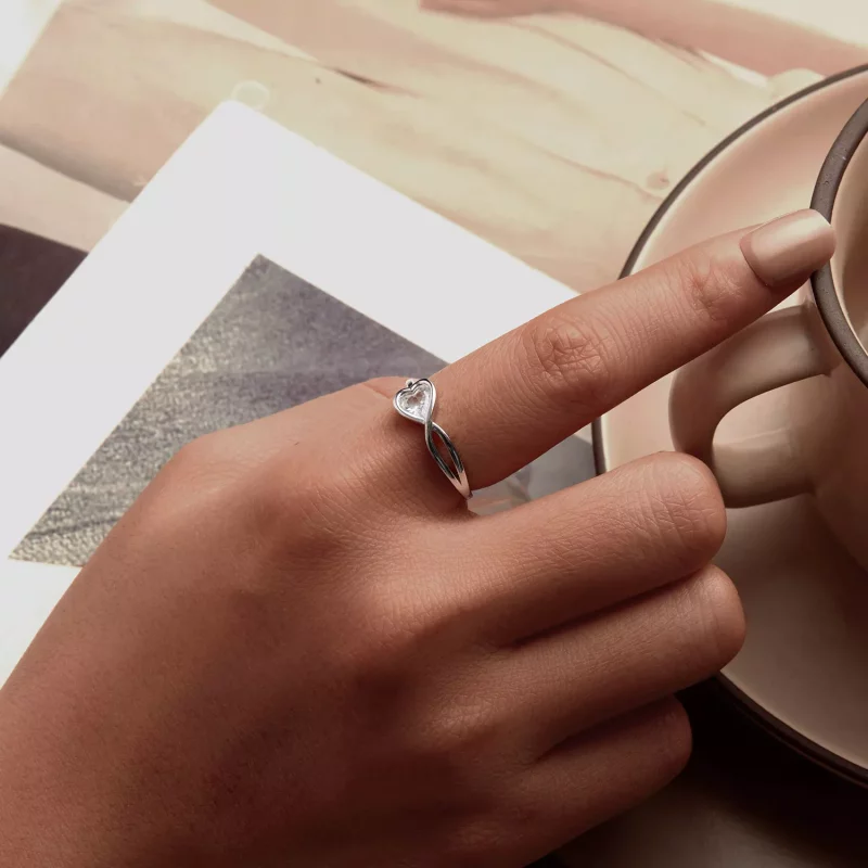 (imagen para) Anillo de amor infinito estilo PANDORA - BSR550 - Ver 5