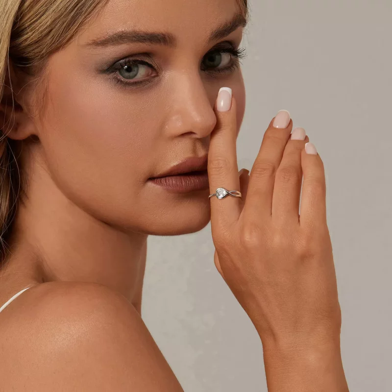 (imagen para) Anillo de amor infinito estilo PANDORA - BSR550 - Ver 7