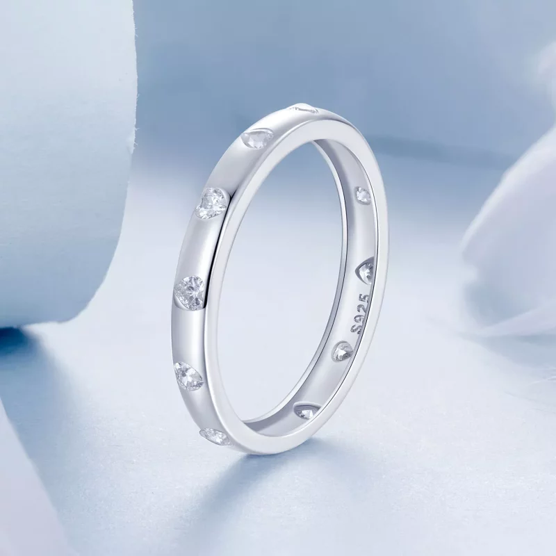 (imagen para) Anillo de bucle infinito con estilo PANDORA Love - BSR561 - Ver 2