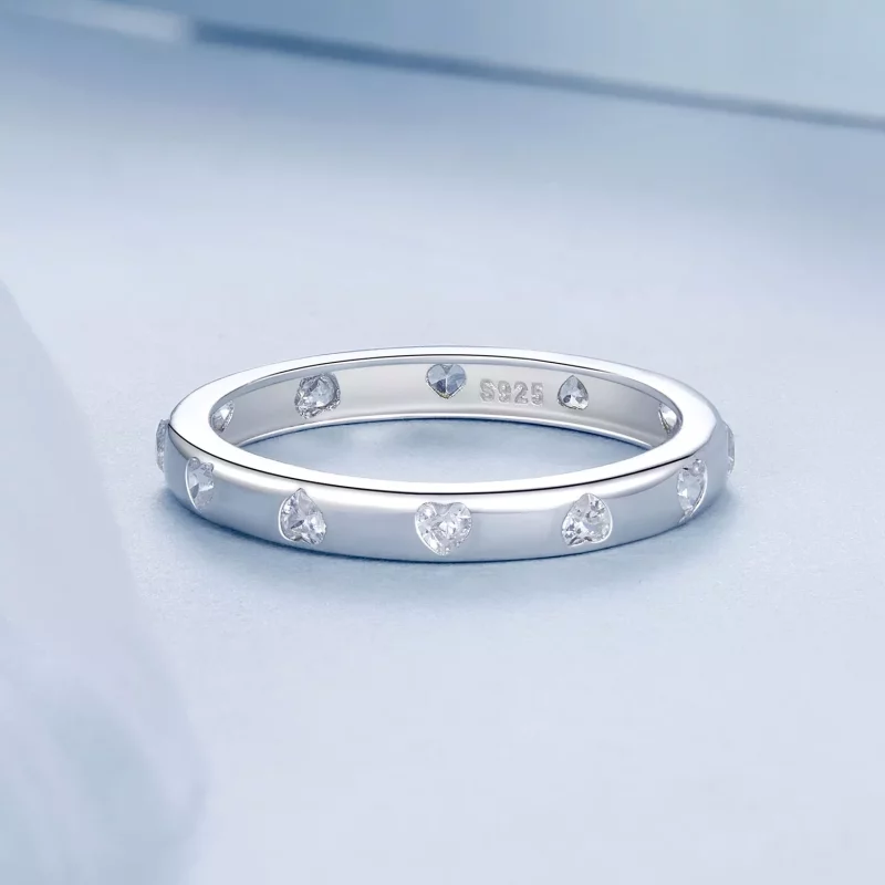 (imagen para) Anillo de bucle infinito con estilo PANDORA Love - BSR561 - Ver 3