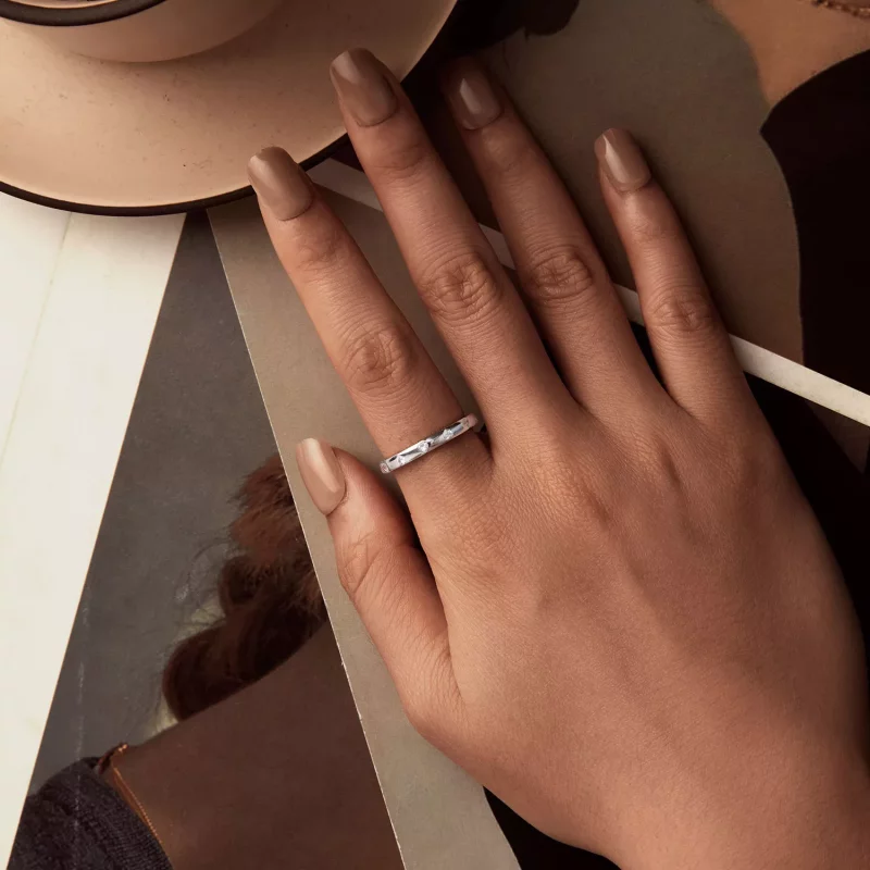 (imagen para) Anillo de bucle infinito con estilo PANDORA Love - BSR561 - Ver 4