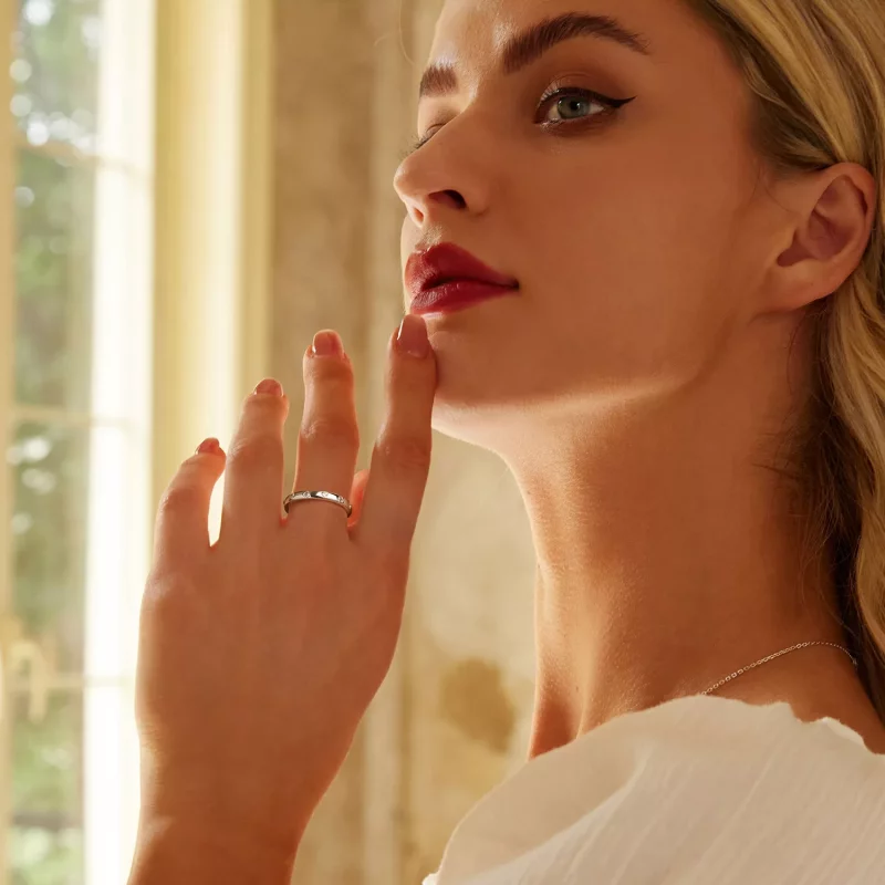 (imagen para) Anillo de bucle infinito con estilo PANDORA Love - BSR561 - Ver 7
