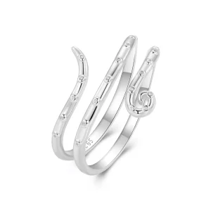 Anillo de pulpo estilo PANDORA - SCR1030-E (imagen para) Anillo de pulpo estilo PANDORA - SCR1030-E