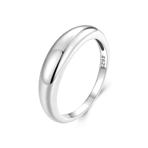 (imagen para) Anillo sencillo liso estilo PANDORA - BSR558