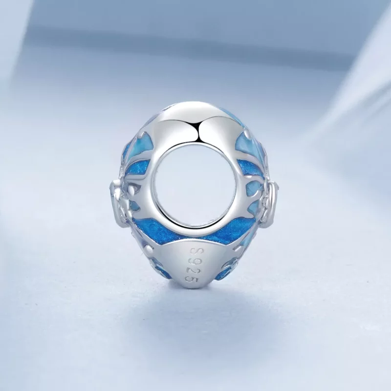 (imagen para) Charm con forma de cruz en forma de corazón estilo PANDORA - BSC1024 - Ver 3