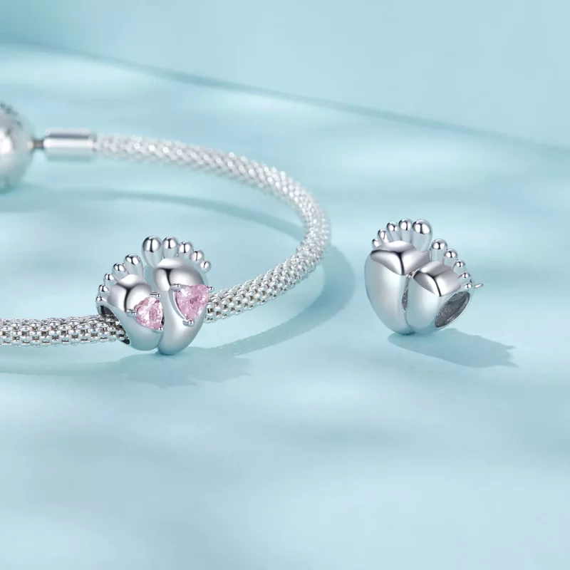 (imagen para) Charm con marca de amor estilo PANDORA - SCC2799 - Ver 4