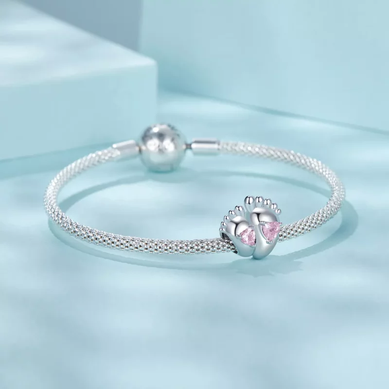 (imagen para) Charm con marca de amor estilo PANDORA - SCC2799 - Ver 5