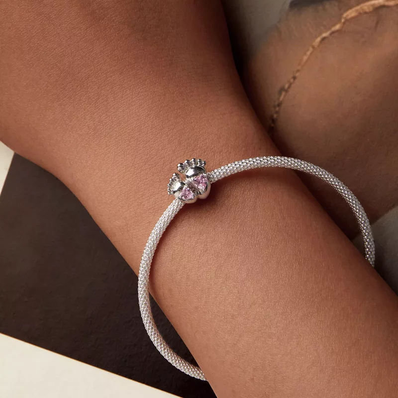(imagen para) Charm con marca de amor estilo PANDORA - SCC2799 - Ver 6