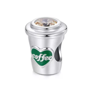 Charm de café estilo PANDORA - SCC2815 (imagen para) Charm de café estilo PANDORA - SCC2815