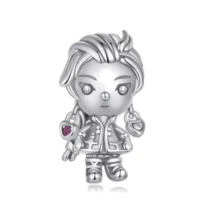 Charm de chica punk estilo PANDORA - SCC2793 (imagen para) Charm de chica punk estilo PANDORA - SCC2793