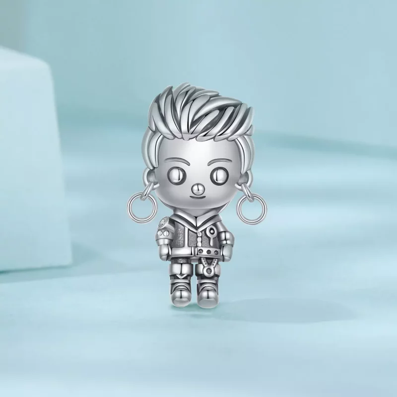 (imagen para) Charm de chico punk estilo PANDORA - SCC2792 - Ver 2