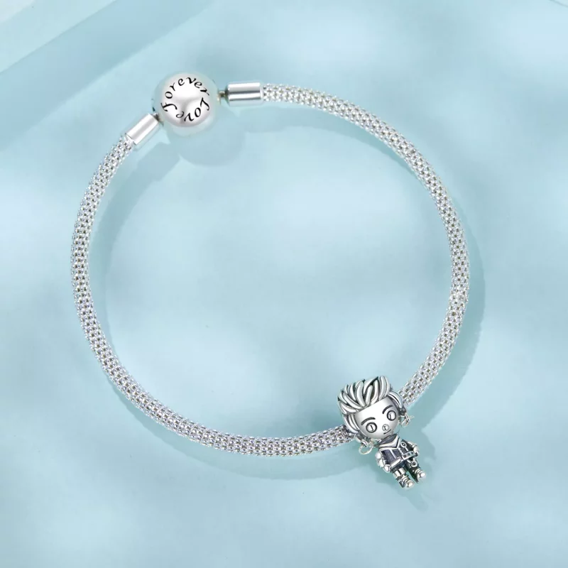 (imagen para) Charm de chico punk estilo PANDORA - SCC2792 - Ver 5