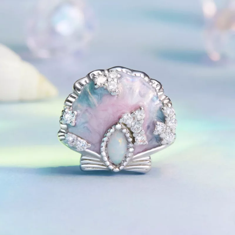 (imagen para) Charm de concha de colores estilo fantasía de PANDORA - BSC1017 - Ver 2