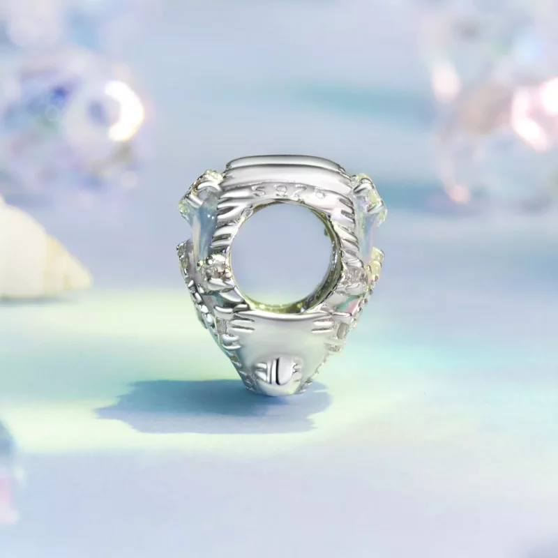 (imagen para) Charm de concha de colores estilo fantasía de PANDORA - BSC1017 - Ver 3