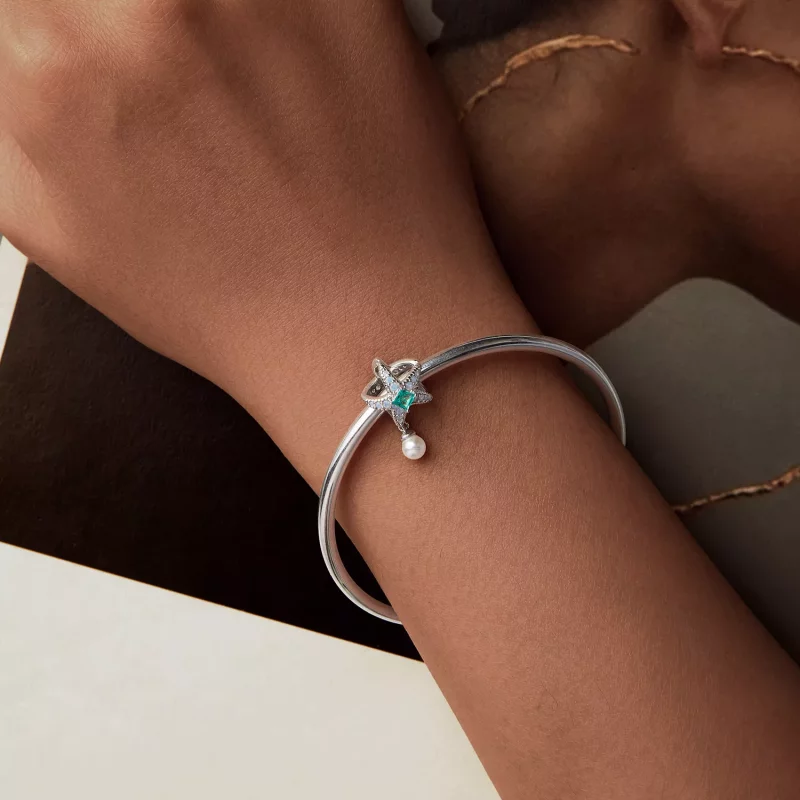 (imagen para) Charm de estrella de mar estilo PANDORA - BSC1014 - Ver 5