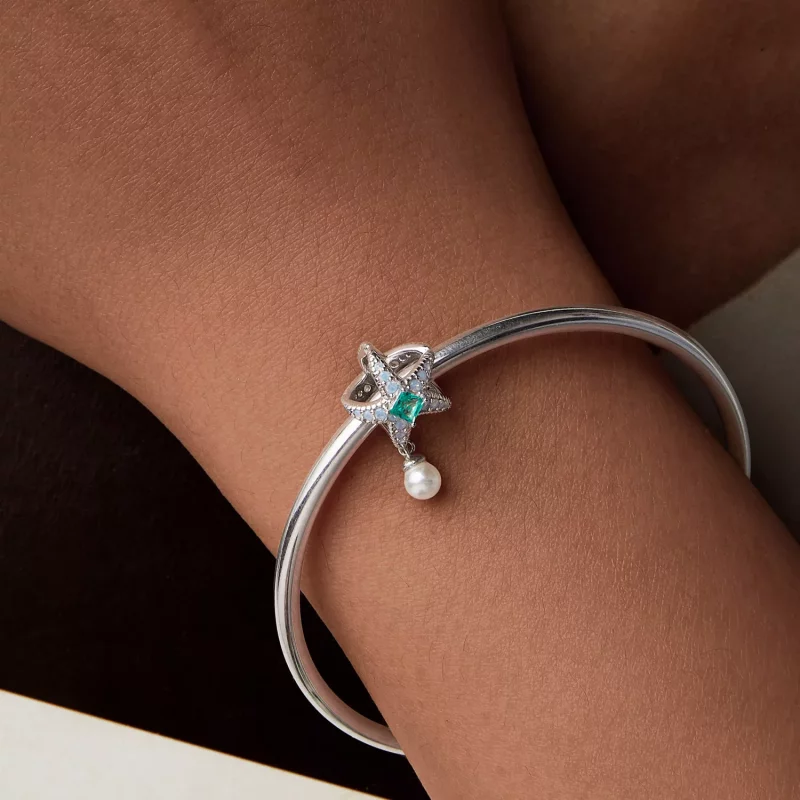(imagen para) Charm de estrella de mar estilo PANDORA - BSC1014 - Ver 6
