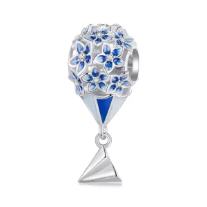(imagen para) Charm de globo aerostático estilo PANDORA - BSC1026