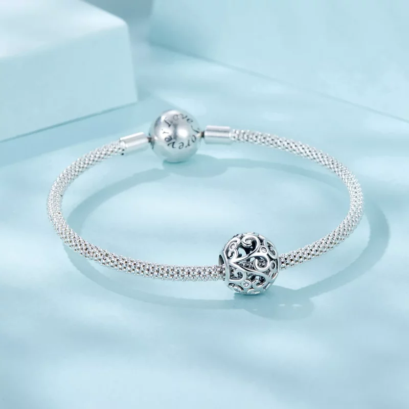 (imagen para) Charm de hierba rizada estilo PANDORA - SCC2785 - Ver 5
