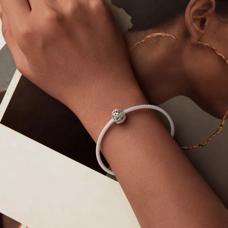 (imagen para) Charm de hierba rizada estilo PANDORA - SCC2785 - Ver 6