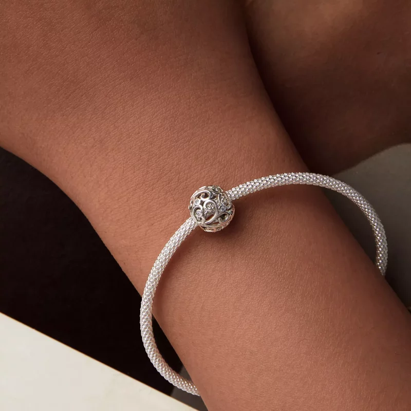(imagen para) Charm de hierba rizada estilo PANDORA - SCC2785 - Ver 7