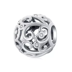 (imagen para) Charm de hierba rizada estilo PANDORA - SCC2785