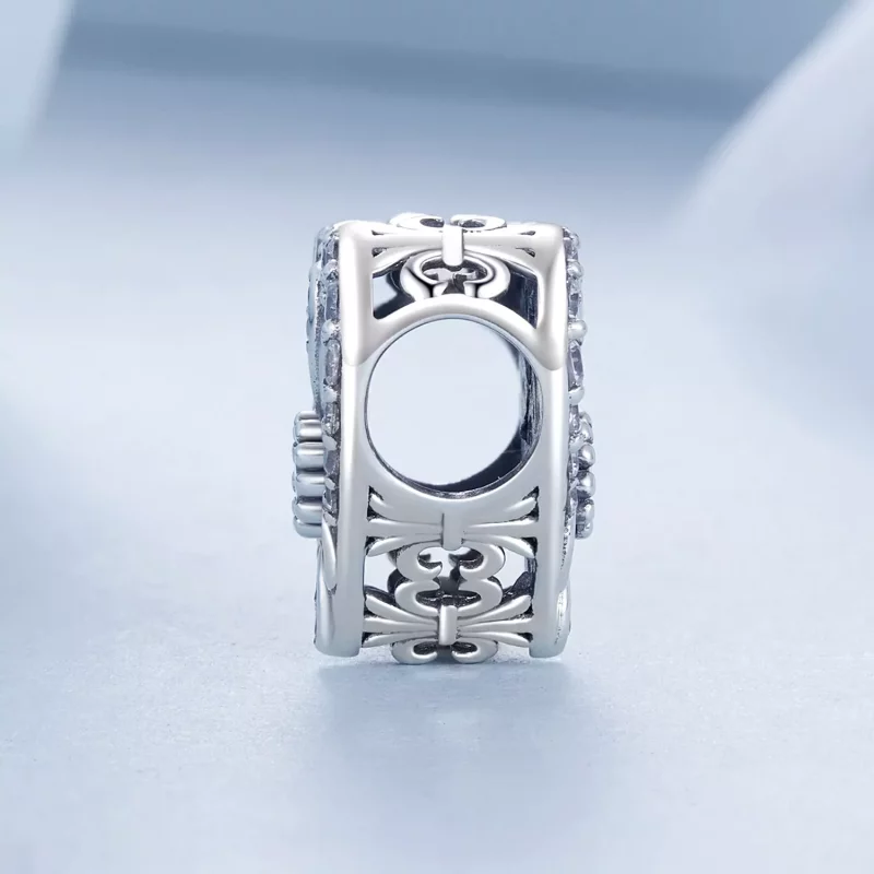 (imagen para) Charm de iris vintage estilo PANDORA - BSC1022 - Ver 3