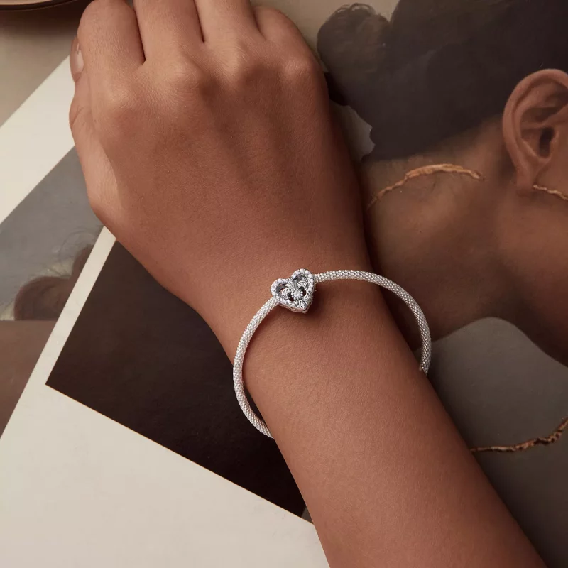 (imagen para) Charm de iris vintage estilo PANDORA - BSC1022 - Ver 6