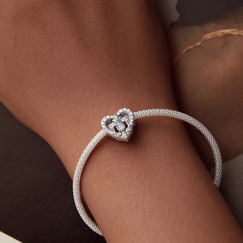 (imagen para) Charm de iris vintage estilo PANDORA - BSC1022 - Ver 7