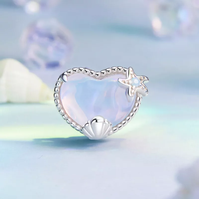 (imagen para) Charm de océano de fantasía estilo PANDORA - BSC1016 - Ver 2
