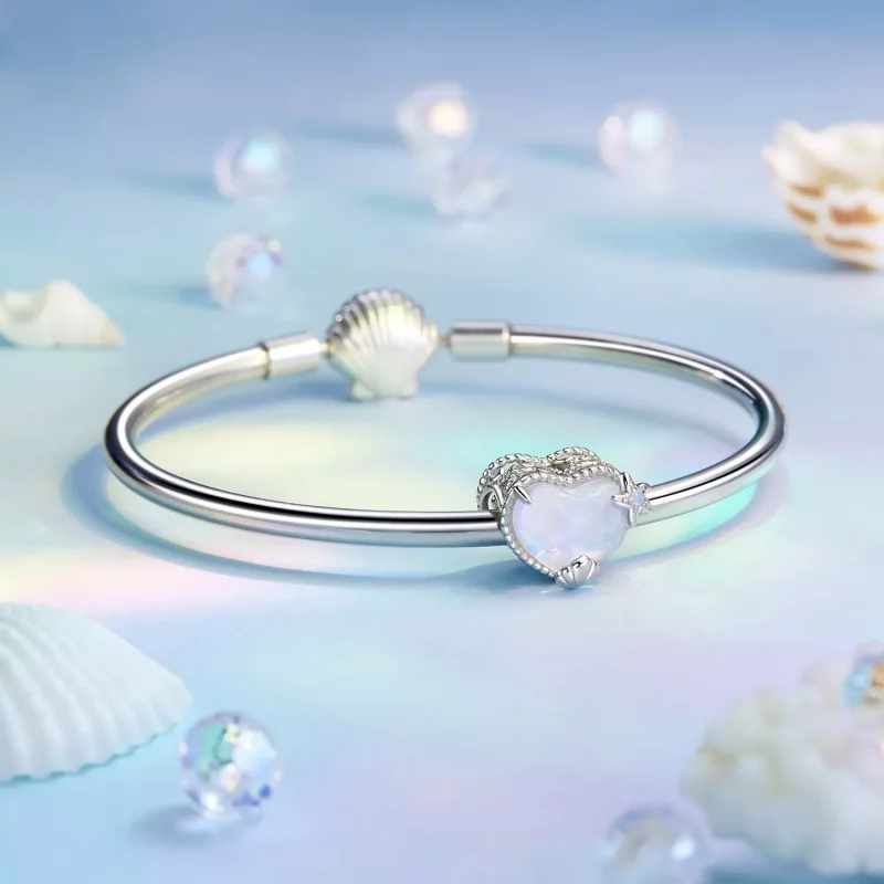 (imagen para) Charm de océano de fantasía estilo PANDORA - BSC1016 - Ver 5