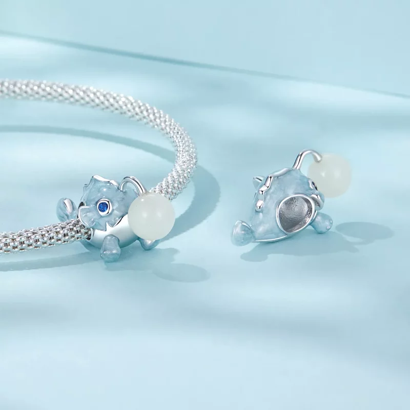 (imagen para) Charm de pez linterna luminosa estilo PANDORA - SCC2795 - Ver 5
