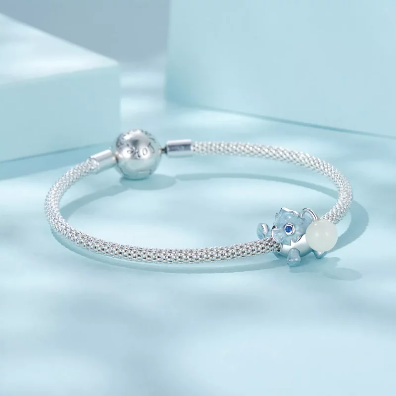 (imagen para) Charm de pez linterna luminosa estilo PANDORA - SCC2795 - Ver 6