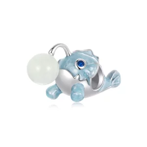 (imagen para) Charm de pez linterna luminosa estilo PANDORA - SCC2795