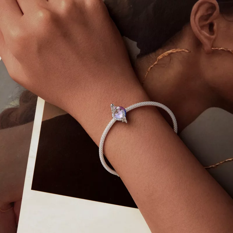 (imagen para) Charm de sirena estilo PANDORA - SCC2769 - Ver 6