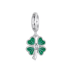 (imagen para) Charm de trébol de cuatro hojas estilo PANDORA - SCC2832