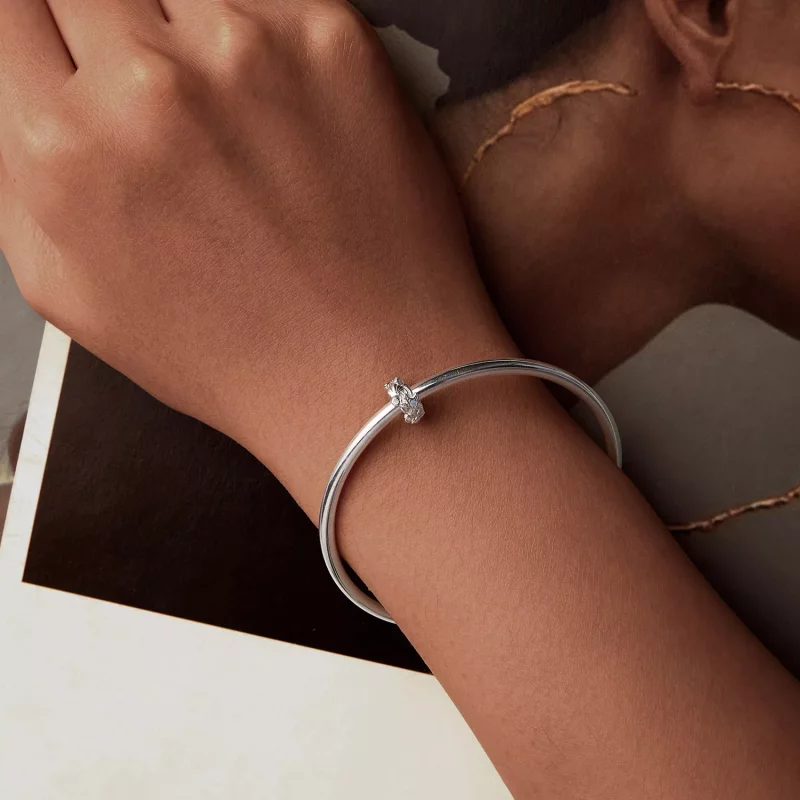 (imagen para) Charm espaciador de silicona con forma de océano azul estilo PANDORA - BSC1019 - Ver 6