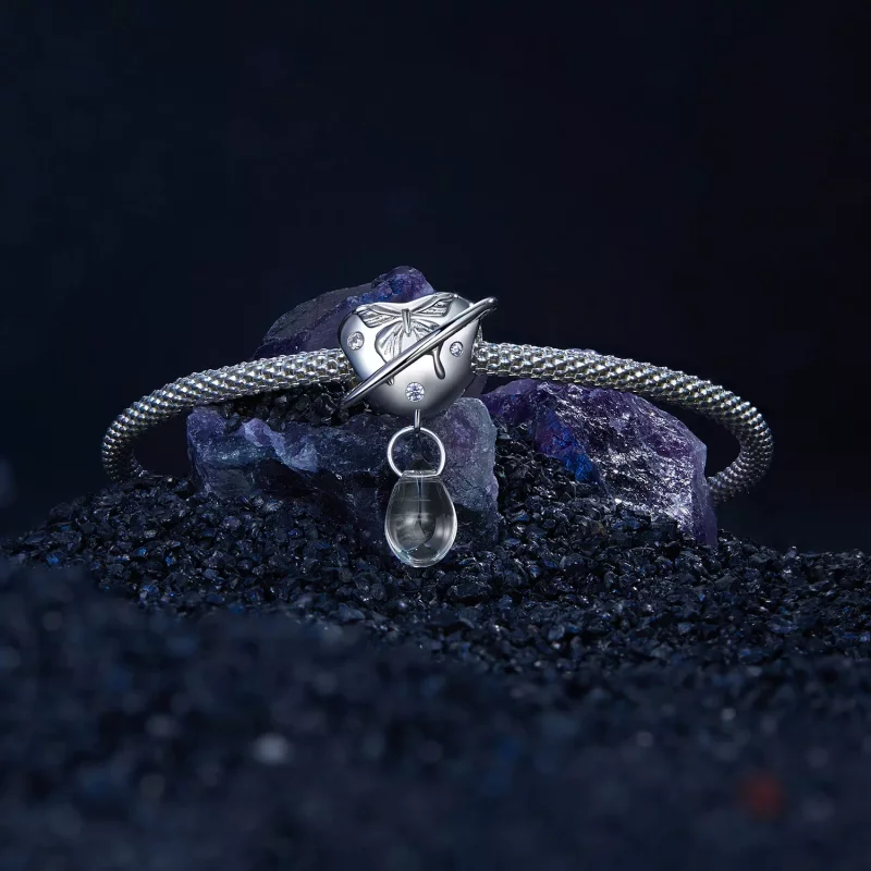 (imagen para) Charm estilo PANDORA Planeta mariposa - SCC2787 - Ver 4