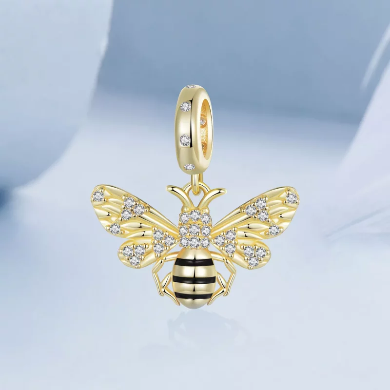 (imagen para) Colgante de abeja estilo PANDORA - BSC1035 - Ver 2